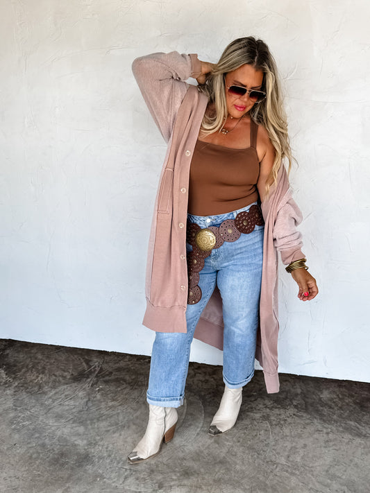 Fall Desi Sweatshirt Cardigan