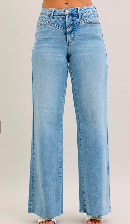 Judy Blue Ophelia Retro Wide Leg Denim