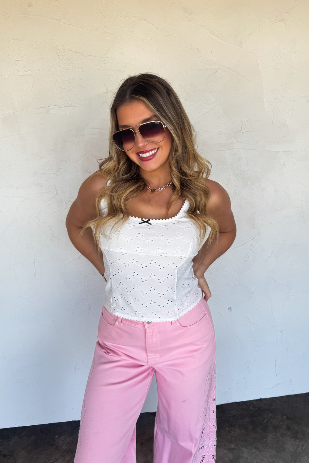 Daisy Lane Eyelet Tank