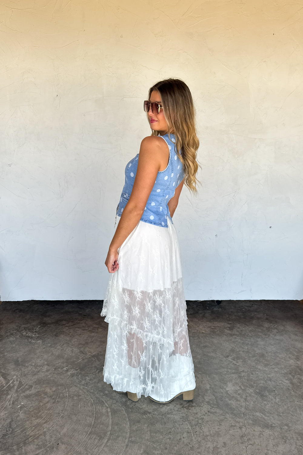 Sprinkle Me Denim Vest