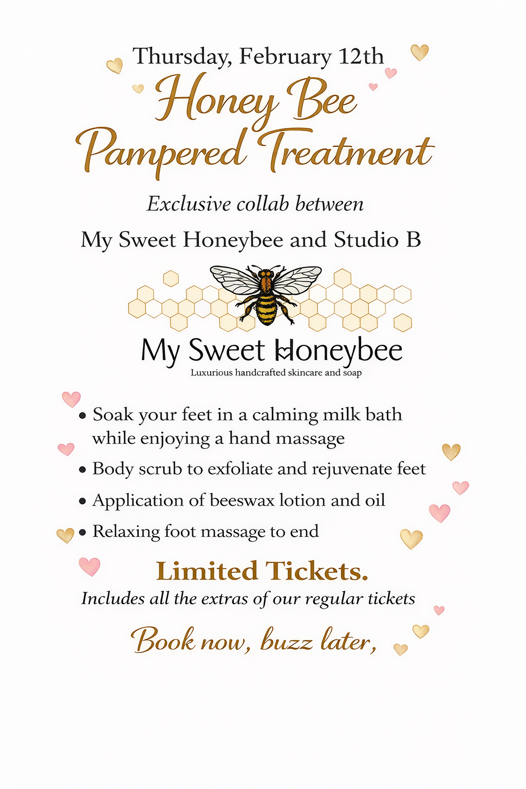 Bee My Galentine Ticket Upgrade Admit One