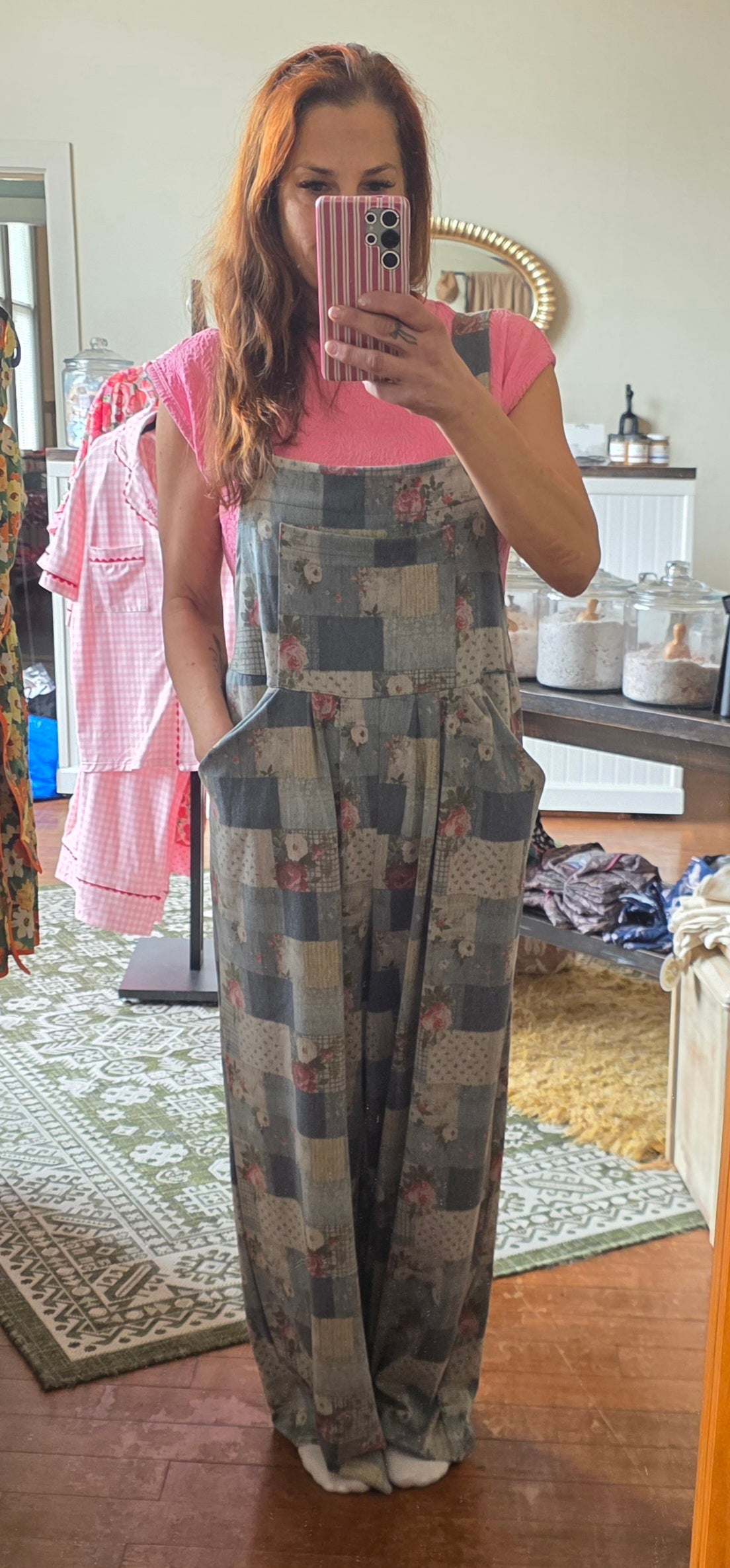 Blue Meadow Chambray Overalls