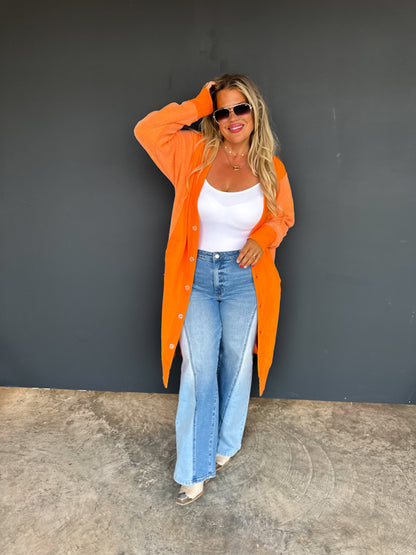 Fall Desi Sweatshirt Cardigan