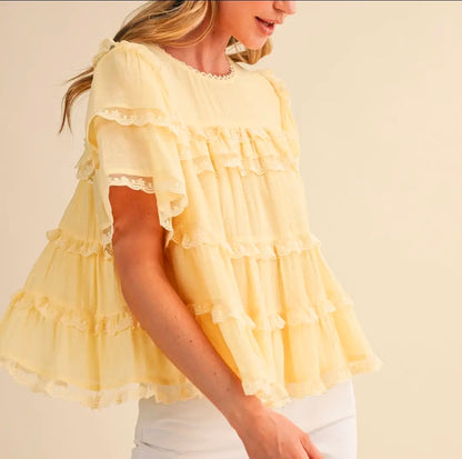 Sunshine Tiered Top