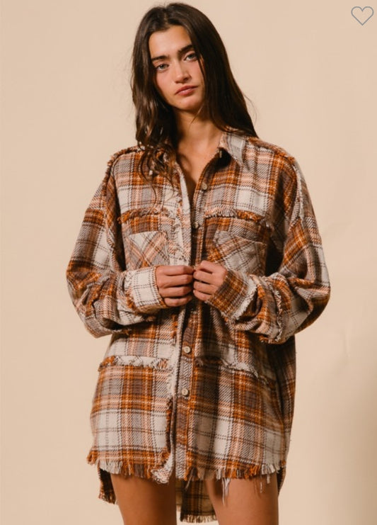 Harvest Moon Plaid Shacket
