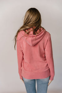 Ampersand Cozy Cutie - Halfzip Hooded Sweatshirt - Bubble Gum