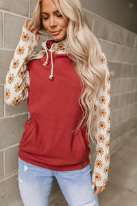 Ampersand Double Hoodie - Red My Mind