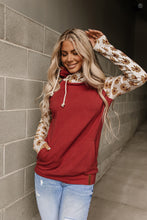 Load image into Gallery viewer, Ampersand Double Hoodie - Red My Mind