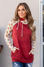 Load image into Gallery viewer, Ampersand Double Hoodie - Red My Mind