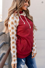 Load image into Gallery viewer, Ampersand Double Hoodie - Red My Mind