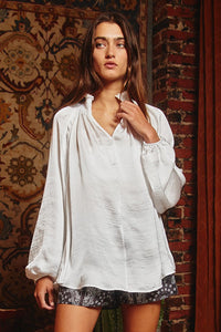 Poet Satin Blouse