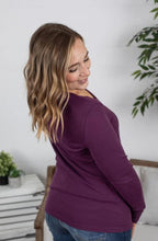 Load image into Gallery viewer, Hadley Long Sleeve Top - Plum