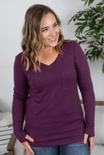 Load image into Gallery viewer, Hadley Long Sleeve Top - Plum