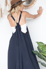 Load image into Gallery viewer, Drawstring Tie Jumpsuit With Pockets