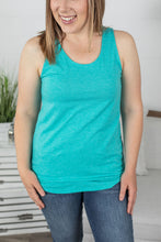 Tiffany Tank Top- Aqua