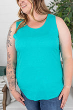 Tiffany Tank Top- Aqua