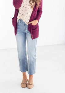 G & L Mel's Fave Straight Leg Cropped Denim