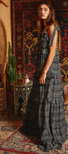 Load image into Gallery viewer, Tiered Aztec Print Dress- Black